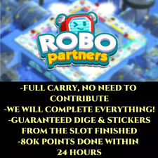 ⚡Monopoly Go ROBO Partners Event -FULL CARRY -⚡⚡⚡ 24 HOURS DONE picture