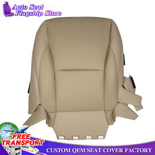 Fits 2007-2012 LEXUS ES350 Driver Passenger Perforated Leather Seat Cover Tan picture