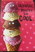 Happy Valentine’s Day, For Kid, Ice Cream, You’re So Cool, Greeting Card picture