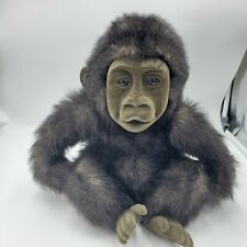 FAO Schwarz Brown Monkey Chimp Plush Realistic 10