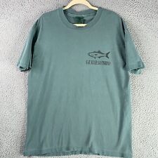 Vintage Fishing T Shirt Adult Extra Large Green Eat Sleep Go Fish GorpCore Y2K picture