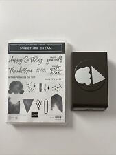 Stampin’ Up SWEET ICE CREAM Stamp Set & ICE CREAM Builder Punch Bundle picture