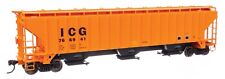 Walthers HO ~ Illinois Central Gulf ~ 57' Trinity 4750 Covered Hopper #766941 picture