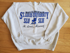 Vintage Saint Louis University Billikens SLU Sweatshirt Mens Adult XL Gray USA picture