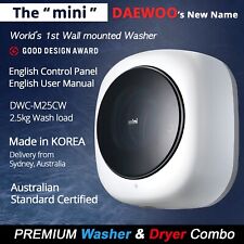 [English Control&Manual] DAEWOO Wall Mounted Washer Dryer Combo DWC-M25CW picture