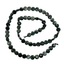 Siberian Russian Seraphinite 6x3mm Coin Bead Strand | 68 beads | picture