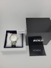 Movado Women's Bold Silver Dial Stainless Steel Ladies Watch 3600084 ($650 MSRP) picture