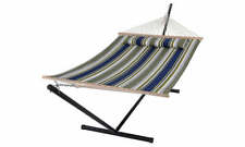 12 FOOT HAMMOCK WITH STAND & SPREADER BARS AND DETACHABLE PILLOW, HEAVY DUTY picture
