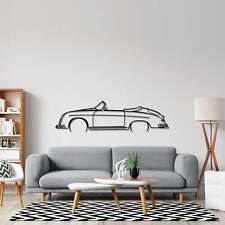 Wall Art Home Decor 3D Acrylic Metal Car Poster Porsche 356 Speedster CA picture