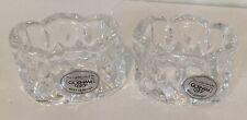 Gorham Full Lead Crystal Napkin Rings Set of 2 picture