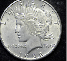 1922 P Silver Peace dollar LM06 picture
