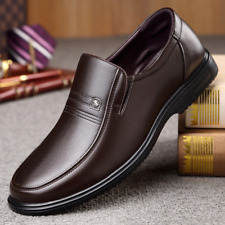2023 Genuine Leather Shoes Men Loafers Slip On Shoes Breathable Men Shoes Flat picture