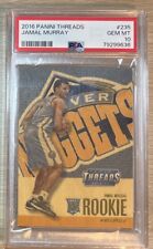 2016 Panini Threads Jamal Murray Wood RC PSA 10 Population Is Only 12 picture