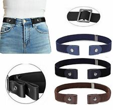 Men Women Buckle-free Elastic Invisible Waist Belt for Jeans No Bulge Hassle picture