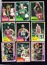NMT 1981-82 Topps Basketball complete set of 198 cards. A high grade set picture