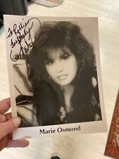POP Musician Marie Osmond Autograph Signed 8 x 10 Photo Autographed picture