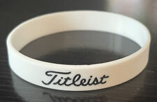 Titleist #1 rubber wristband bracelet - White/black/red Pro V1 Golf - Adult Size picture