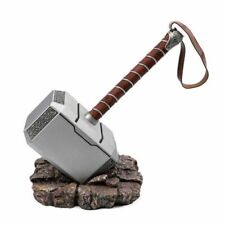 Full Metal Engraved Thor Hammer Cosplay Viking Endgame Hammer with Strap Replica picture
