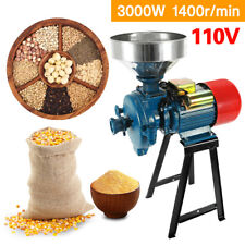 3000W Electric Grinder Mill Grain Wet & Dry Corn Wheat Feed Flour Cereal Machine picture