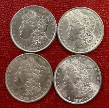 1898-O, 1881, 1890, 1900 Morgan Silver Dollar Lot Uncirculated Detail Nice Coins picture