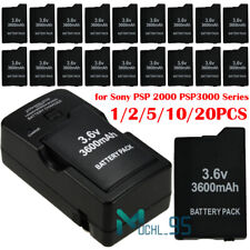 Rechargeable Replacement Battery Pack + Charger For Sony PSP Slim 2001 2000 3000 picture