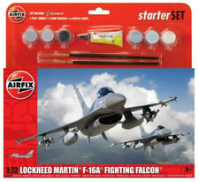 Airfix Lockheed F-16A Fighting Falcon W Glue, Paints & Brushes 1:72 Model A55312 picture