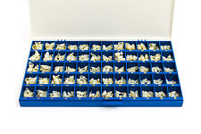 NEW POLYCARBONATE TEMPORARY DENTAL CROWNS BOX KIT 360 PCS WITH PAPER GUIDE CHART picture