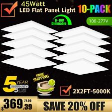 2x2 LED Flat Panel Light,45W 5000K Recessed Edge-Lit Drop Ceiling Troffer Lights picture