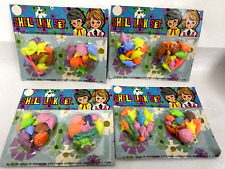 Four sets 1970s Vintage Plastic Shell Charms  Hong Kong Famus Brooklyn NY picture