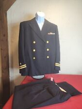 Named Korea Era US Navy Officers Blue Uniform With Pants picture