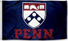 PENN QUAKERS FLAG 3'X5' UNIVERSITY OF PENNSYLVANIA NEW 3X5 BANNER  picture