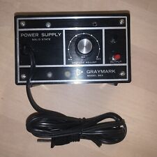 Vintage GrayMark 803 Model Train Power Supply Solid State UNTESTED - FOR PARTS picture