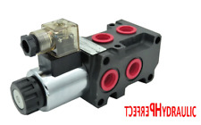 Hydraulic valve diverter valve 6/2-way valve 50L/min 12V incl. connector picture