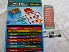 Lakeshore Vocabulary 8 Games Match & Sort Language Quickies Grades 4-5 - PP958 picture