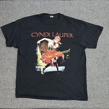 Cyndi Lauper Shirt Unisex XLarge She's So Unusual album themed 1983 Gildan picture