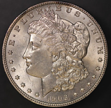 1903 Morgan Dollar BU Uncirculated Mint State 90% Silver $1 US Coin picture