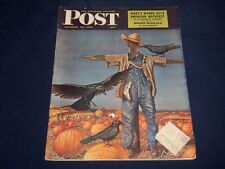 1946 OCTOBER 26 THE SATURDAY EVENING POST MAGAZINE - ILLUSTRATED COVER- SP 2477I picture
