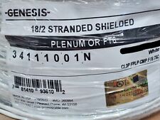 Honeywell Genesis 3411 18/2C Plenum Shielded Security/Control Cable White /100ft picture