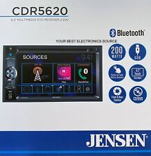 NEW Jensen CDR5620 2-DIN 6.2
