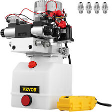 VEVOR 12V DC Double Acting Solenoid Hydraulic Power Pack 4.5L Tank ZZ004234 picture