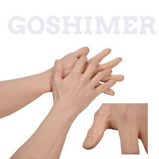 Old Man Gloves Hand Sleeve for Cosplay Crossdresser Realistic Silicone Hand Skin picture