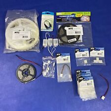 LED Flexible Strips And Various Connectors Lot of New And Used NTE Electronics picture