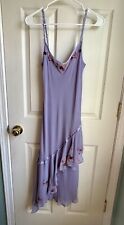 Vintage Betsey Johnson Silk Lilac Slip Dress Size 10 picture