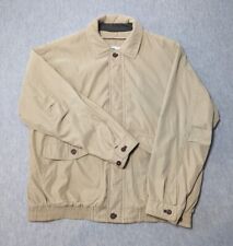 Vintage LL Bean Harrington Jacket Men's XLT Wool Lined Chore Barn Coat Khaki  picture