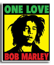 Bob Marley One Love Logo Sticker / Vinyl Decal  | 10 Sizes picture