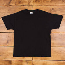 Vintage Delta Blank T Shirt XL 90s USA Made Black Tee picture