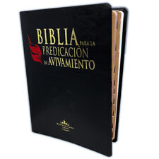 Biblia Pastoral para la Predicacion de Avivamiento RV1960 negro con indice picture