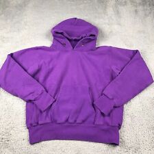 Champion Reverse Weave Warmup Mens L Purple Pullover Hoodie Vintage Made In USA picture