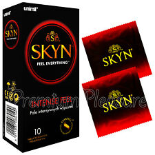 SKYN ® Intense Feel condoms Non-latex Polyisoprene Dotted Waves & Dots Box of 10 picture