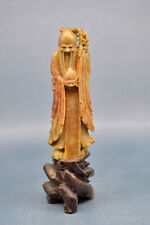 Vintage, Chinese, soap stone figurine, 8 inches, picture